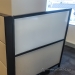 Teknion TOS Tan / Black Trim Divider Panel Wing Walls